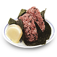 黒米のおむすび