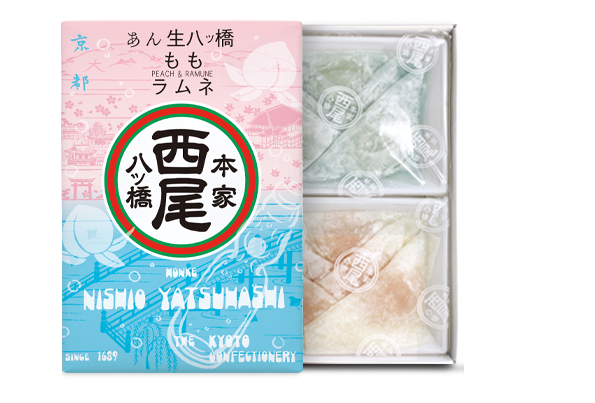 あん生八ッ橋｜もも｜八つ橋商品ご案内｜本家西尾八ッ橋