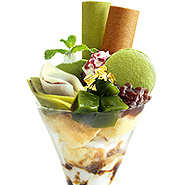 西尾の八ッ橋パフェ