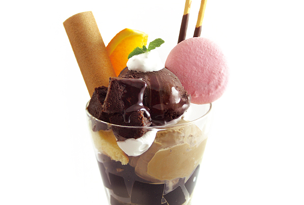 西尾のチョコレートパフェ