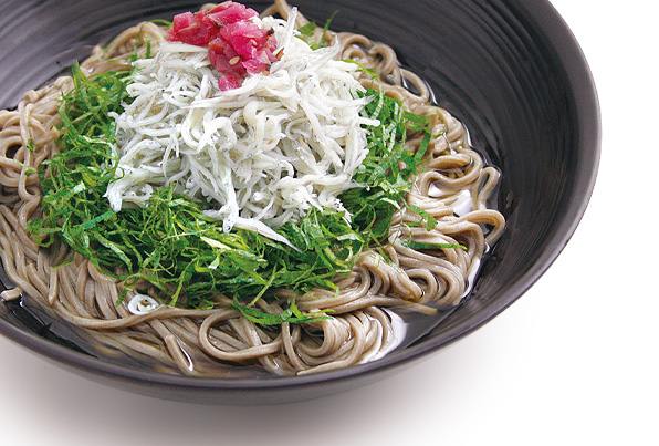 西尾の冷やし しらす蕎麦