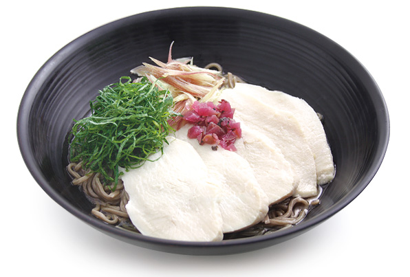 西尾の冷やし鶏のお蕎麦