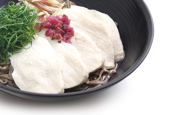 西尾の冷やし鶏のお蕎麦